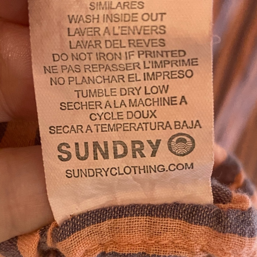 SUNDRY FLOWY COTTON BLOUSE NEW - Picture 8 of 11